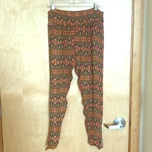 Tucker silk pants, XS